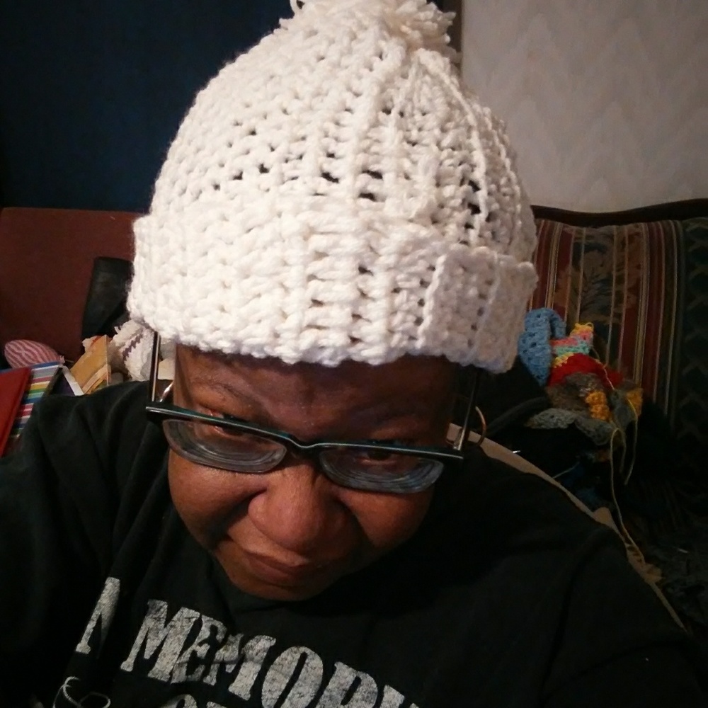 I crocheted hat